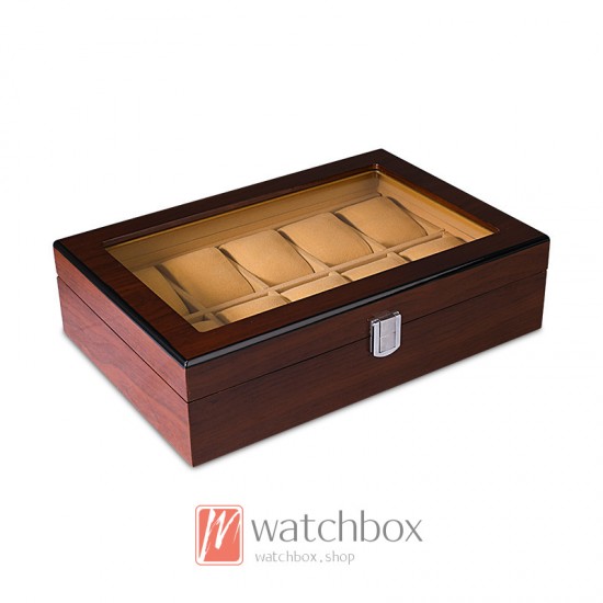 High Quality Wood Multi-slots Watch Case Storage Display Box