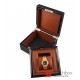 High Quality Single Watch Luxury Wooden PU Leather Pillow Case Storage Gift Lock Box