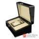 High Quality Single Luxury Watch Wooden Paint PU Leather Pillow Case Storage Gift Box