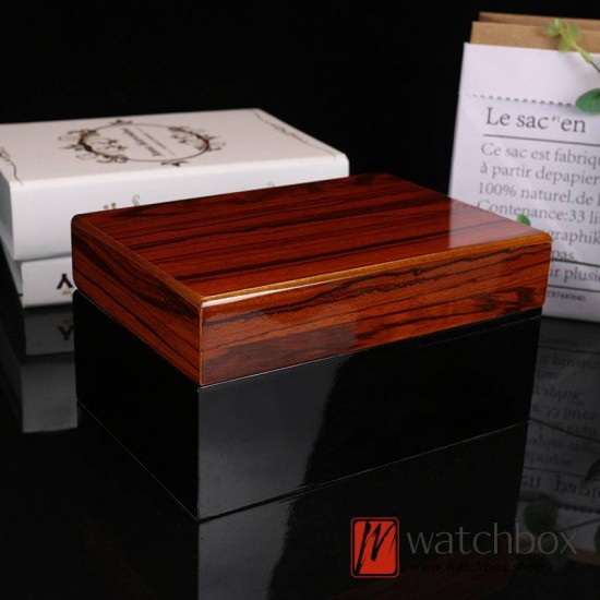 High Quality Single Watch MDF Wooden PU Leather Pillow Case Storage Gift Box
