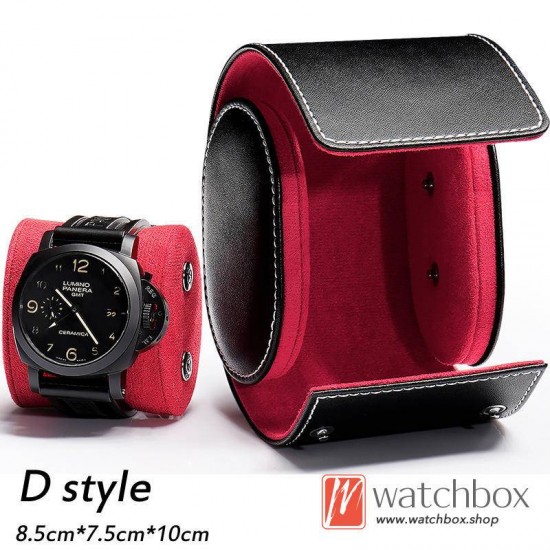 High Quality Luxury Leather Watch Removable Case Storage Travel Box