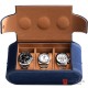 3/6 Slots Pieces Top Grade Denim Watch Case Storage Travel Box