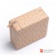 1/2 Slots Pieces Top Grade Ostrich Pattern Soft Leather Sunglass Case Storage Travel Box
