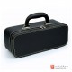 High Quality PU Leather Cuff Bracelet Jewelry Case Storage Organizer Box Portable Suitcase