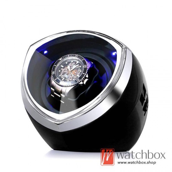 Premium Automatic Rotate LED Light Mechanical Watch Winder Gift Boxes 1+0
