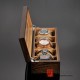 5 Slots Pieces Wood Vintage Watch Case Big Pillow Jewelry Storage Organizer Display Box