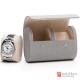 Top Quality Portable Small Suede Leather Watch Case Storage Travel Box