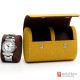 Top Quality Portable Small Suede Leather Watch Case Storage Travel Box