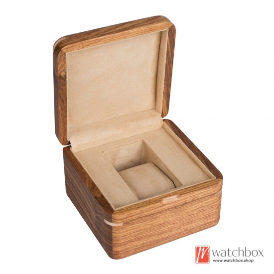 The Rosewood Full Solid Wood Single Watch Jewelry Case Storage Gift Box