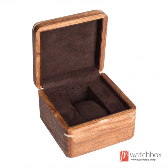The Rosewood Full Solid Wood Single Watch Jewelry Case Storage Gift Box