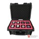 8 Grids Portable Plastic Waterproof Moisture-proof Shockproof Watch Protection Box Storage Display Suitcase Box