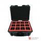 12 Grids Portable Plastic Waterproof Moisture-proof Shockproof Travel Watch Protection Box Storage Suitcase Box