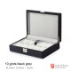 10 Grids High Quality PU Leather Watch Case Jewelry Organizer Storage Display Box With Lock