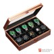 5/10 Grids Top Quality Rose Gold Aluminum Alloy Glass Watch Jewelry Case Storage Display Box