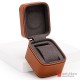 Portable Microfiber Leather Watch Case Jewelry Storage Travel Zipper Box
