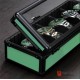 [Special Sale] Top Quality Aluminum Alloy 5 Grids Watch Case Storage Organizer Glass Display Gift Box With Pillow