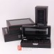High-grade Black Carbon Fiber Leather Watch Storage Display Organizer Box