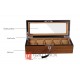 High Quality Multi-slots Wood Watch Case Storage Display Box