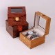 2/3 Slots Pieces High Quality Crude Wood Watch Case Storage Dispaly Organizer Box