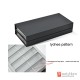 High-quality Foldable Black PU Leather Watch Strap Storage Organizer Box