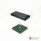 The Luxurious Square Marble Base PU leather Rectangle Support Watch Stand Holder Counter Display Stand