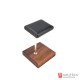 The Walnut Wood Base PU leather Watch Jewelry Case Stand Holder Counter Display Stand