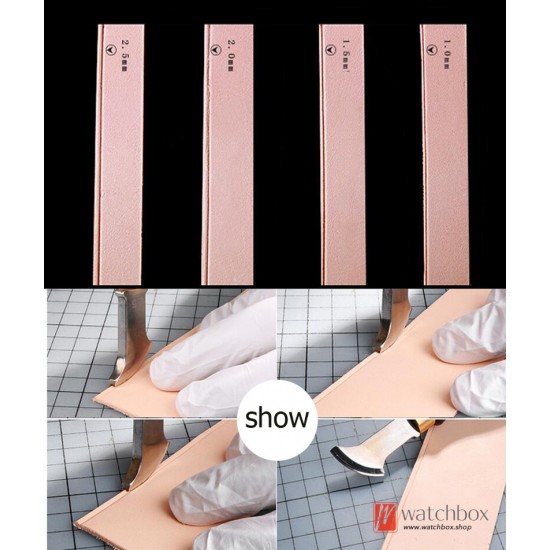 DIY Watch Leather Strap Leather Blank Holder Leather Side Groove Tool Ruling Knife