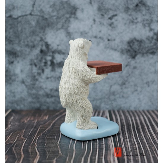 Original Motif Creative Polar Bear Shop Watch Display Stand Gift Holder
