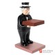 New Old Housekeeper Man Servant Butler Watch Case Display Stand Holder Gift Decoration