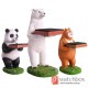 The Animals Panda Home Decoration Watch Stand Gift Case Display Holder