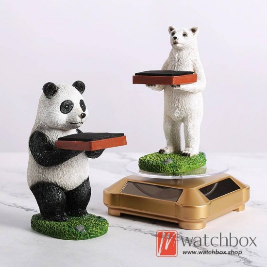 The Animals Panda Home Decoration Watch Stand Gift Case Display Holder