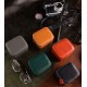 Top Quality Portable Leather Single Watch Jewelry Case Storage Travel Zipper Square Round Box