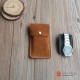 The Vintage Handcraft Genuine Cowhide Leather Travel Single Watch Storage Case Pouch