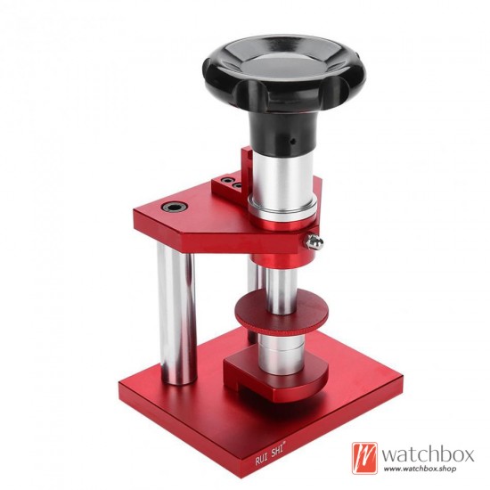 Back Closing Machine Bench Watchmaker Tool Watch Press, for Professional Watch Repairs Watch shops, Repair Watch Repair Tools Watch Case, Case Fastener Repair Tool with 20 Dies Pressing