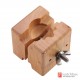 Professional Wooden Watch Movement Holder Watch Case Holder Block Vise Clamp Movement Repair Watchmaker Tool Removal