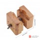 Professional Wooden Watch Movement Holder Watch Case Holder Block Vise Clamp Movement Repair Watchmaker Tool Removal