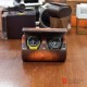 2 Grids Genuine First Layer Cow Leather Carved Watch Case Storage Protection Portable Travel Box