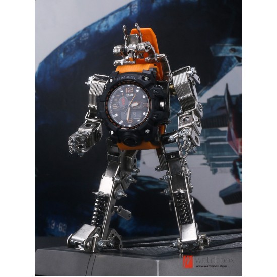 Creative Mechanical Robot Watch Display Stand Holder Christmas Gift Present