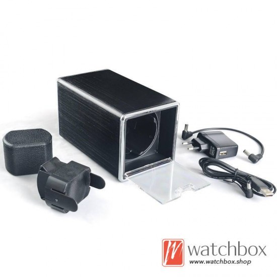 High Grade Small Single Square Auto Rotate Mechanical Watch Winder Case Storage Shake Box