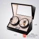 Top quality Premium Automatic Rotate Mechanical Watch Winder Wood Glass Display Watch Box 4+0